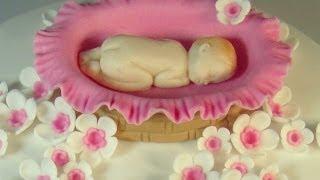 Newborn baby cake (Dort s miminkem)