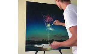 ColorByFeliks: Firework Timelapse Painting Video