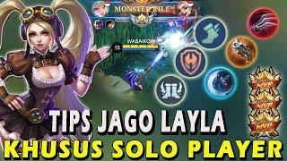 CARA MAIN LAYLA TERBARUBUILD EMBLEM DAN ITEM LAYLA TERSAKITGAMEPLAY LAYLA-MOBILE LEGENDS #mlbb