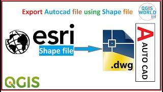 Convert Shape file to Auto CAD file