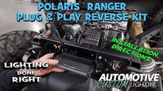 Polaris Ranger Reverse Light Kit Installation Video