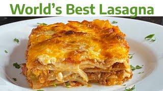 World's Easiest Lasagna Recipe | How To Make Lasagna | Lasagna Recipe