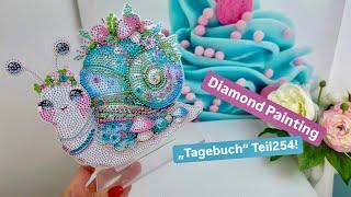 Diamond Painting „Tagebuch“ Teil254!  Pferdchen, Schnecki und Schildkröte! 