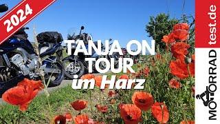 Motorrad Tour Harz 2024 | Tanja unterwegs im Harz mit neun weiteren Bikerinnen...