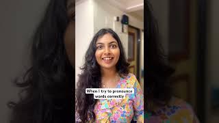 Wrong pronunciation feels right aisaa kyuu? | Princy Parikh #englishisajoke #vocabulary #words