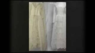 Wedding Gowns Before & After Cleaning