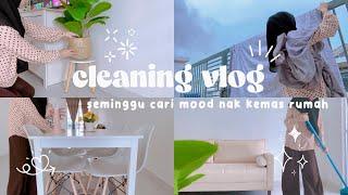 cleaning vlog | lama ambik mood nak kemas rumah