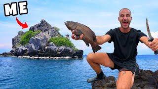 Eating ONLY What I CATCH On This Remote ISLAND