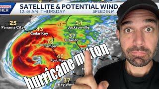 hurricane milton is coming right for us now! 