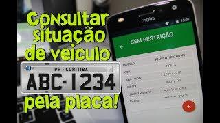 Consulte a SITUAÇÃO de VEÍCULOS usando APENAS a PLACA