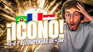 ¡¡¡45-0 y NOS TOCA ICONO +3 MILLONES!! | FC 25 FUT CHAMPIONS