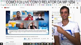 Como foi a Live da Revista Reação com o Relator da MP 1034 Deputado Moses Rodrigues