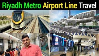 Riyadh Metro | Saudi Arabia Metro Airport Line | #Riyadhmetro | ​⁠ Sadre vlogger