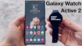 Galaxy Watch Active 2 Unboxing, einrichten & Größenvergleich mit Apple Watch (deutsch)