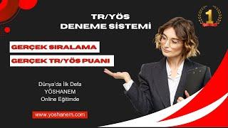 TR/YÖS Deneme Sistemi | Dünya'da İlk Defa YÖSHANEM'de