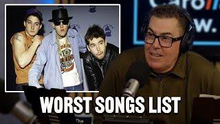 Worst Songs List DESTROYED | Adam Carolla Show | #debate