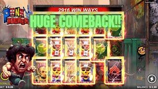 INSANE COMEBACK ON PUNK ROCKER 2 #slot #gambling #comeback #win