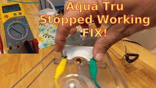 Aqua Tru Reverse Osmosis Water Filter Stops Working... FIX!