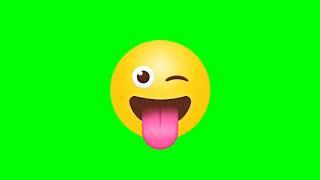 SMILEYS EMOTICON/EMOJI ANIMATED GREEN SCREEN | SMILEY EMOJI