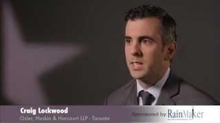 Craig Lockwood -  Osler, Hoskin & Harcourt LLP – Lexpert Rising Stars 2015