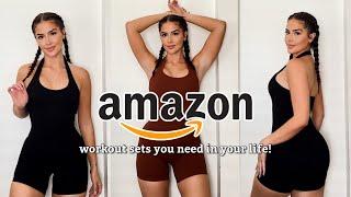 AMAZON WORKOUT CLOTHING HAUL! | Ft. Olchee