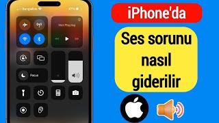 iPhone'da Ses Sorunu Nasıl Onarılır (2023) | Ses iPhone'da Çalışmıyor