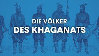 Oğuz, Uiguren, Magyaren, Sogdier - Völker des Göktürk Khaganats