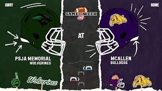 Football - PSJA Memorial Vs McAllen HS - Week 2 - 2024 | McAllen ISD