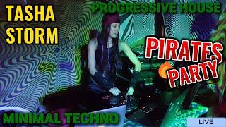 Tasha Storm - Minimal Techno/Melodic Techno/Progressive House live DJ set @ Pirate Party 2024