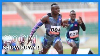 200M MEN'S HEATS| OMANYALA, EKWAM, CHEGE, ABODA INTENSE HEAT 1| 3rd AK Track and Field Weekend Meet