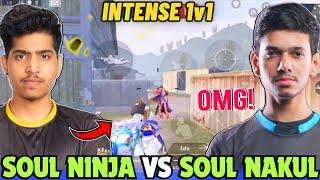 iQOOSouL NINJA vs NAKUL 1v1 TDM Battle  @SouLNakuL vs @NinjaJOD2  Team SouL 