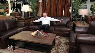 Gallery Furniture - Markham Leather Living Room Set