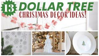 Christmas Dollar Tree Decor ~ Christmas Decor on a budget ~ Dollar Tree Christmas Makeovers