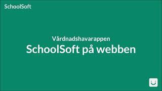 SchoolSoft på webben