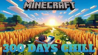 I Spent 300 Days In Minecraft... But It's Chill