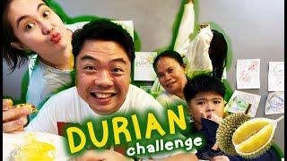 Durian Challenge with my Fahmeely! with our very own special guest na si Ate V   