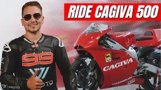 Jorge Lorenzo riding an iconic MotoGP 1994 | Cagiva 500