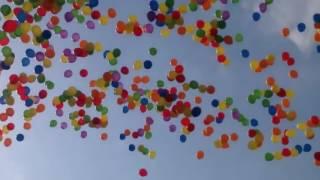 Воздушные шары в небе Футажи для видеомонтажа бесплатно в Full HD1080p качестве 1   YouTube