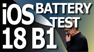 iOS 18 Beta 1 : Battery Life / Battery Drain / Battery Performance Test.