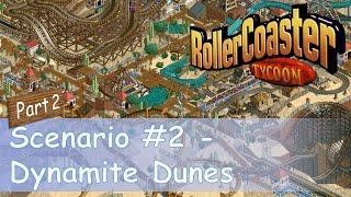 RollerCoaster Tycoon || Park Playthrough: Dynamite Dunes [Part 2/3] || Mine town & suspended coaster