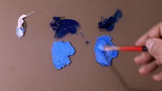 French Ultramarine vs. Ultramarine Blue | Color Comparison | Both PB29 Pigments