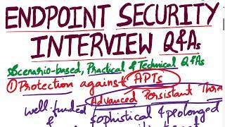 Endpoint Security Interview Questions and Answers| Endpoint Protection Interview Questions & Answers