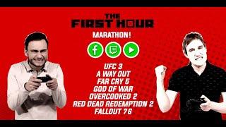 THE FIRST HOUR MARATHON: UFC 3, A Way Out, God of War, Overcooked 2, Red Dead Redemption 2 & More