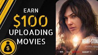 New Update! Make $100/Mon Uploading Movies Online with your Smartphone || Legit Earning Method