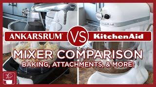 Ankarsrum VS KitchenAid Mixer Comparison - Review Ankarsrum Kitchen Assistent & KitchenAid Pro 600