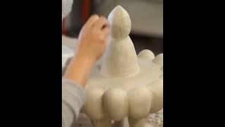 How to make ceramic sculptures #shorts