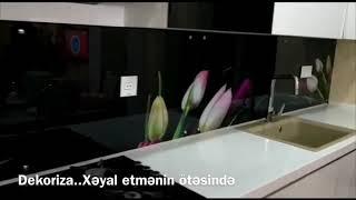 3D mətbəx arası dekor