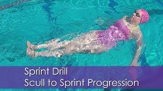 Sprint Drill - Scull to Sprint Progression - Freestyle Drill