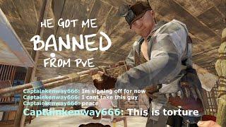 I Got IMMEDIATELY BANNED On A PvE SERVER | RUST TROLLING