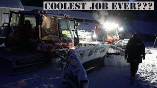 Epic Snowcat Ride-Along at Park City Mountain Resort! Grooming Largest Ski Area in USA